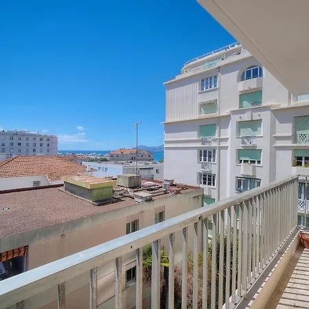 Immogroom - 5 Min From The Croisette Beaches - Terrace - Ac - Sea View Apartment Cannes