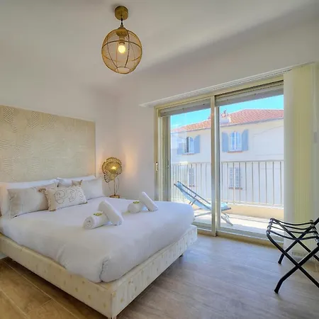 Apartment Immogroom - 5 Min From The Croisette Beaches - Terrace - Ac - Sea View
